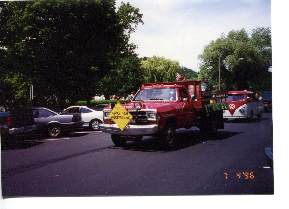 1996 4th Parade - Presbyterian Camp vehicles -6